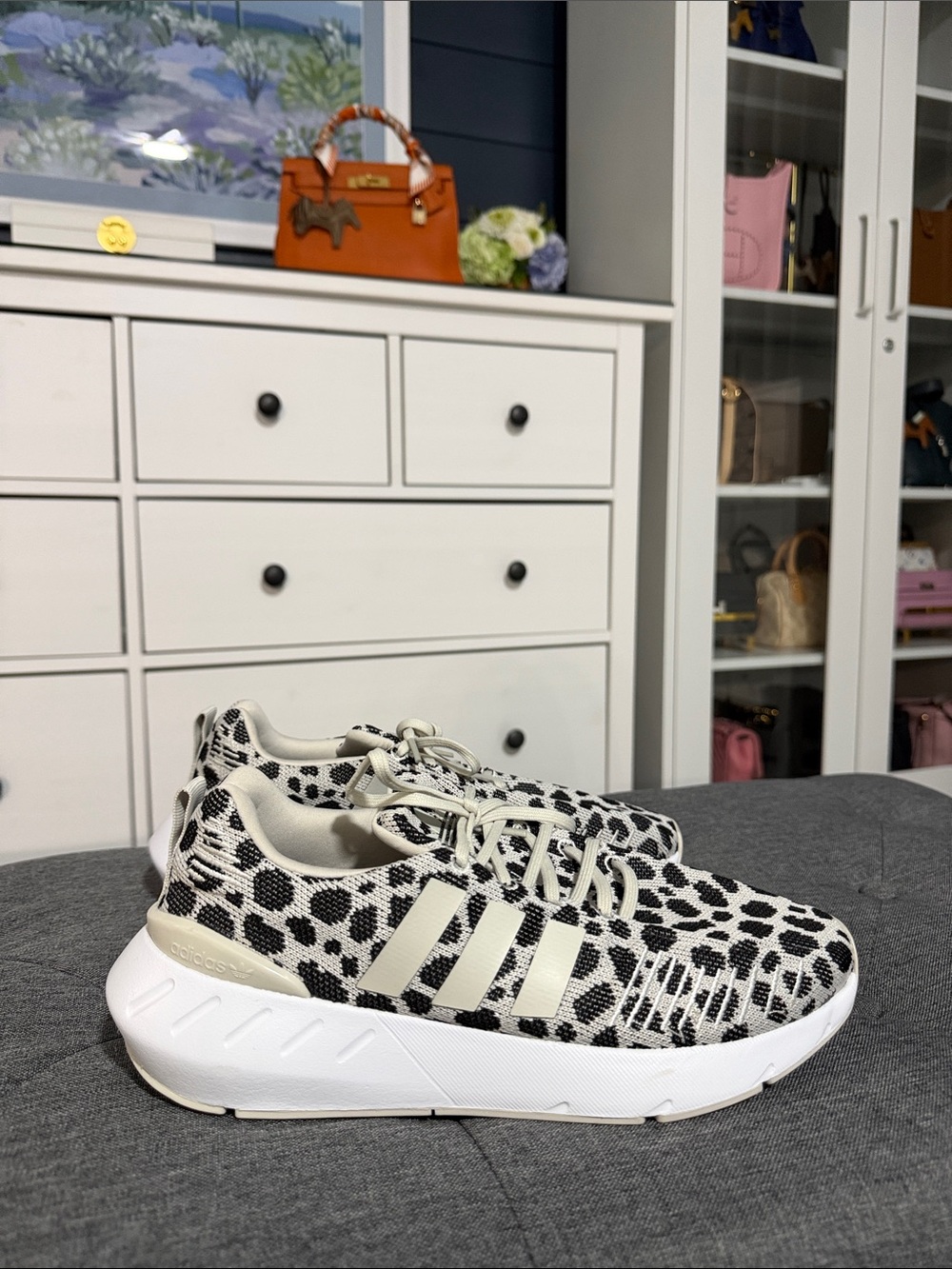 Adidas Leopard Sneakers - Women’s Size 8.5